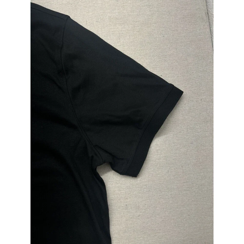 Banana Republic Luxe Touch Performance Polo Shirt Mens Large Black